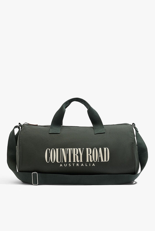 Organically Grown Cotton Heritage Duffle Bag - Eden Green - Chillis & More NZ