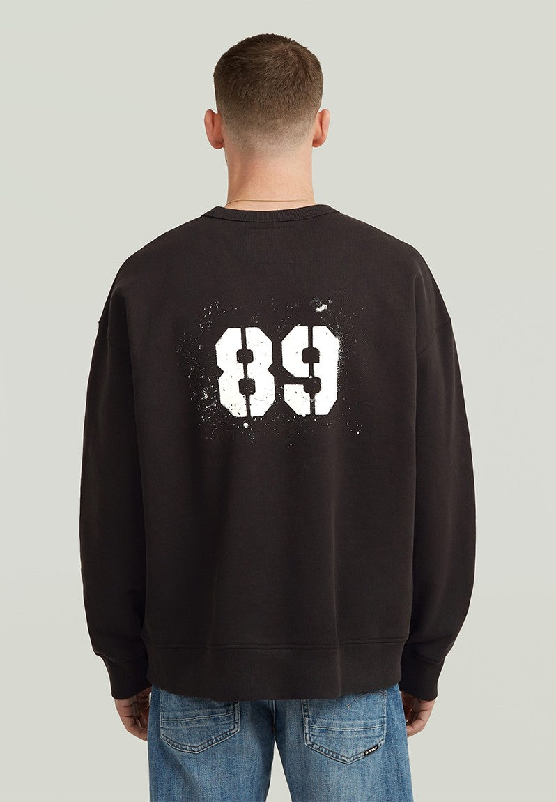 Sprayed 89 Graphic Loose R  SW - Dk Black