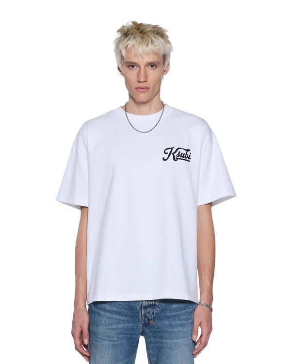 Outfield Ekcess SS Tee - White - Chillis & More NZ