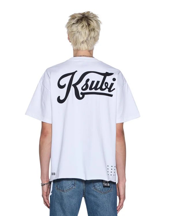 Outfield Ekcess SS Tee - White - Chillis & More NZ