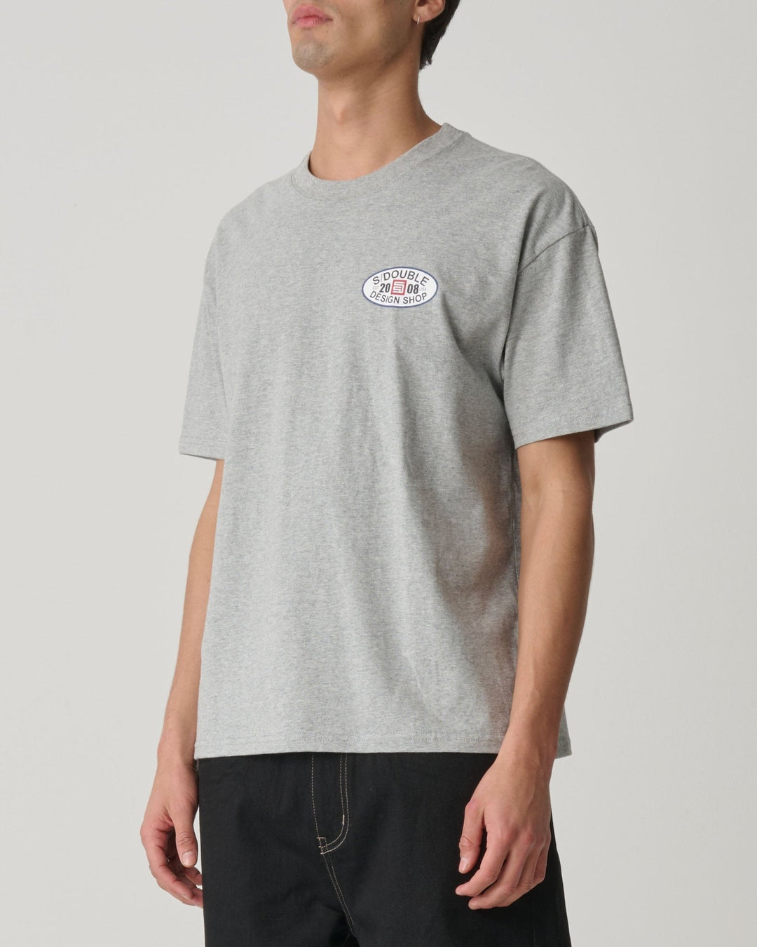 Oval SS Tee - Grey Heather - Chillis & More NZ