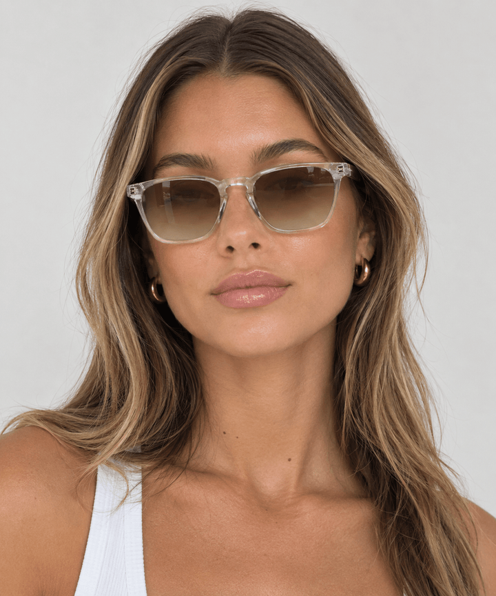 Page XL Crystal w Green to Brown Sunglasses - Chillis & More NZ