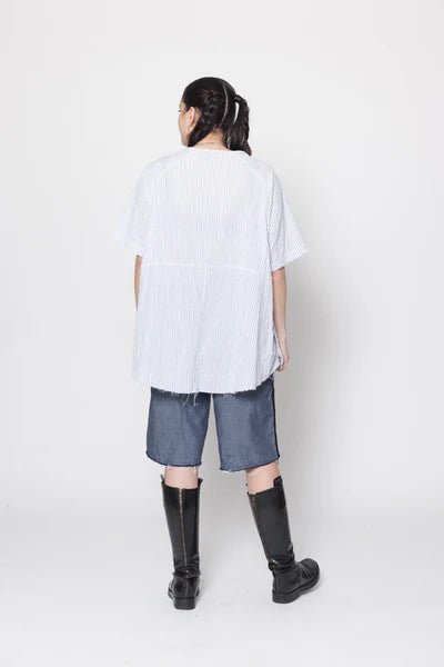 Panic Tee - White Stripe - Chillis & More NZ