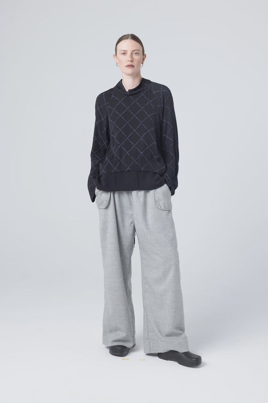 Parka Sweater - Midnight Net - Chillis & More NZ