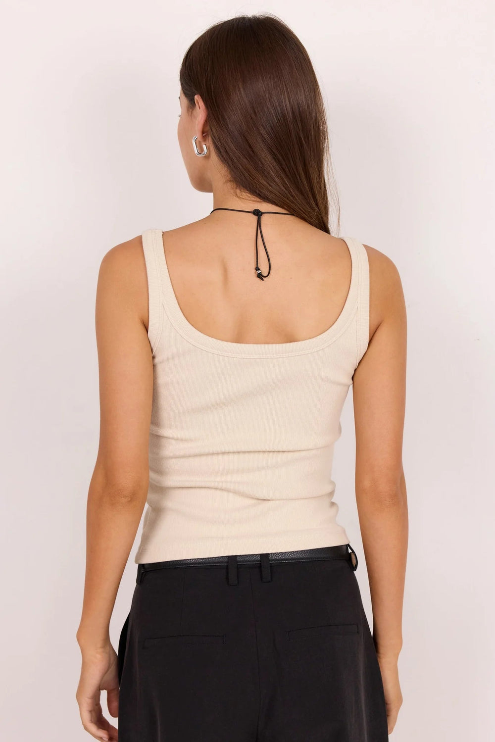 Pebble Stone Rib Singlet Tank - Chillis & More NZ