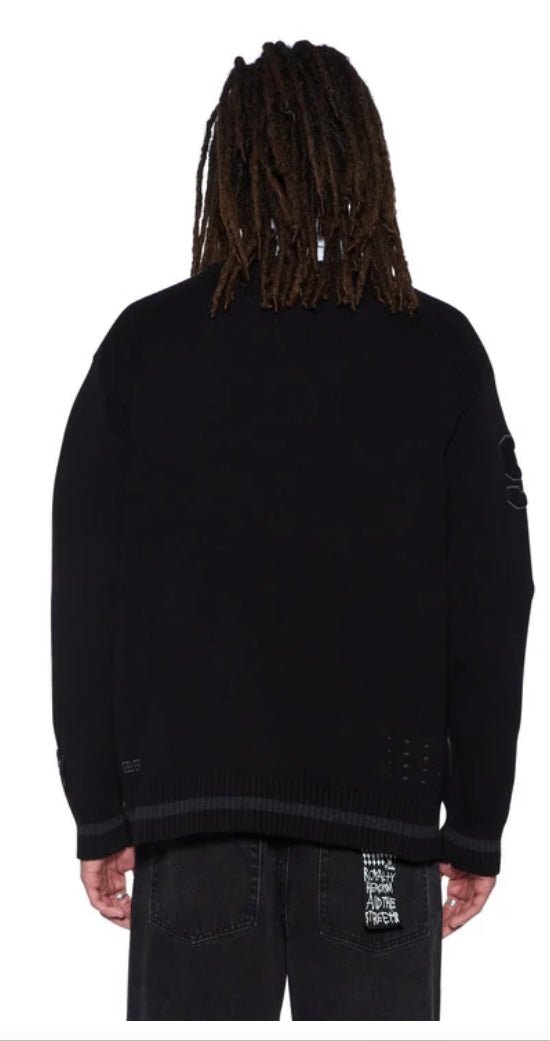 Playoff Cardigan - Black - Chillis & More NZ