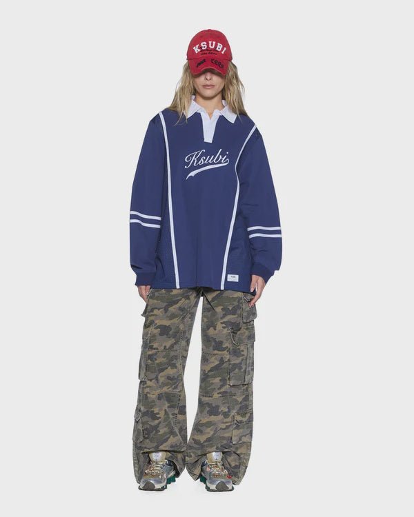 Playoff LS Polo Jersey - Navy - Chillis & More NZ