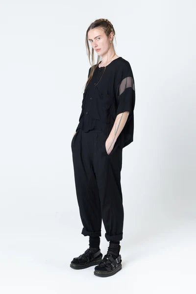 Pose Jacket - Black Seersucker - Chillis & More NZ