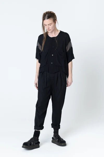 Pose Jacket - Black Seersucker - Chillis & More NZ