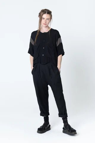 Pose Jacket - Black Seersucker - Chillis & More NZ