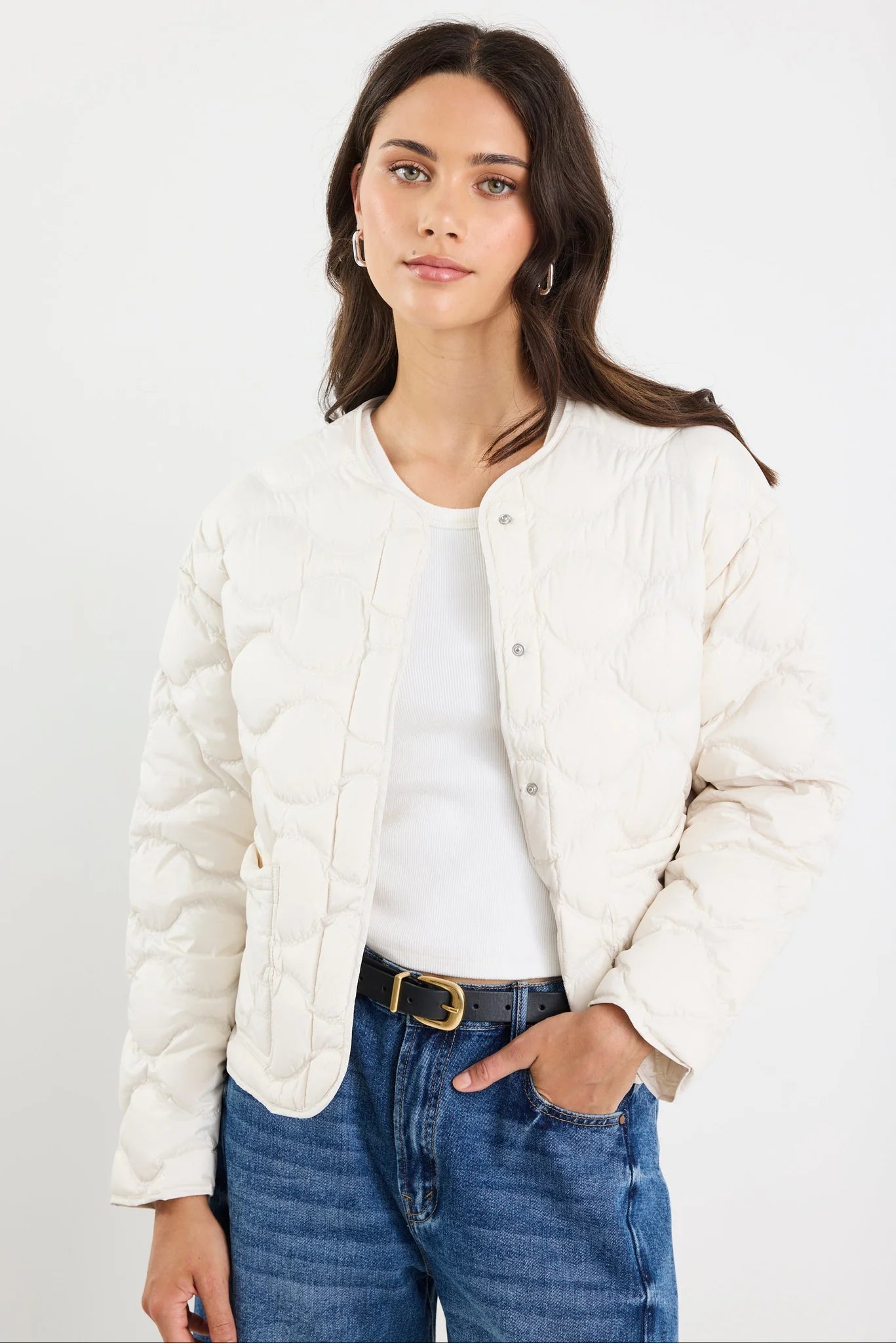 Premium Putty Down Filled Quilted Puffer Jacket - Chillis & More NZ