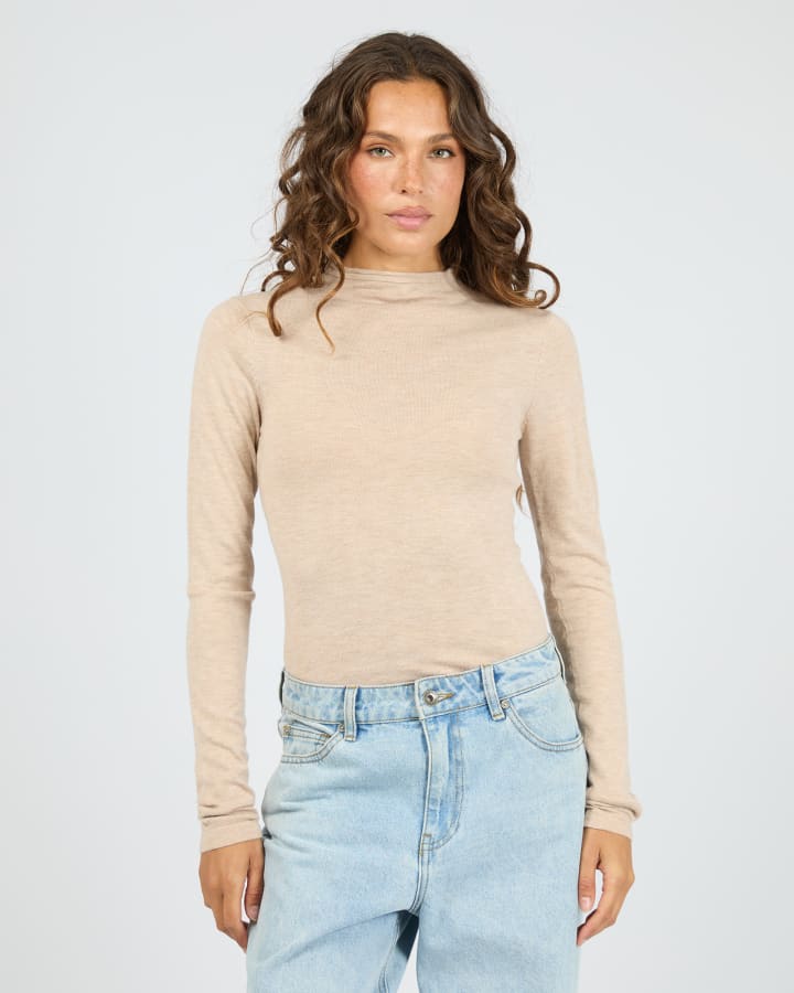 Priya Layering Long Sleeve - Oat - Chillis & More NZ