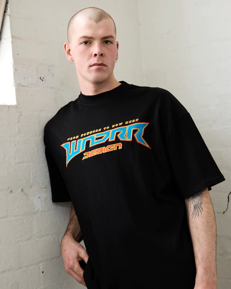 Pulse Heavy Weight Tee - Black - Chillis & More NZ