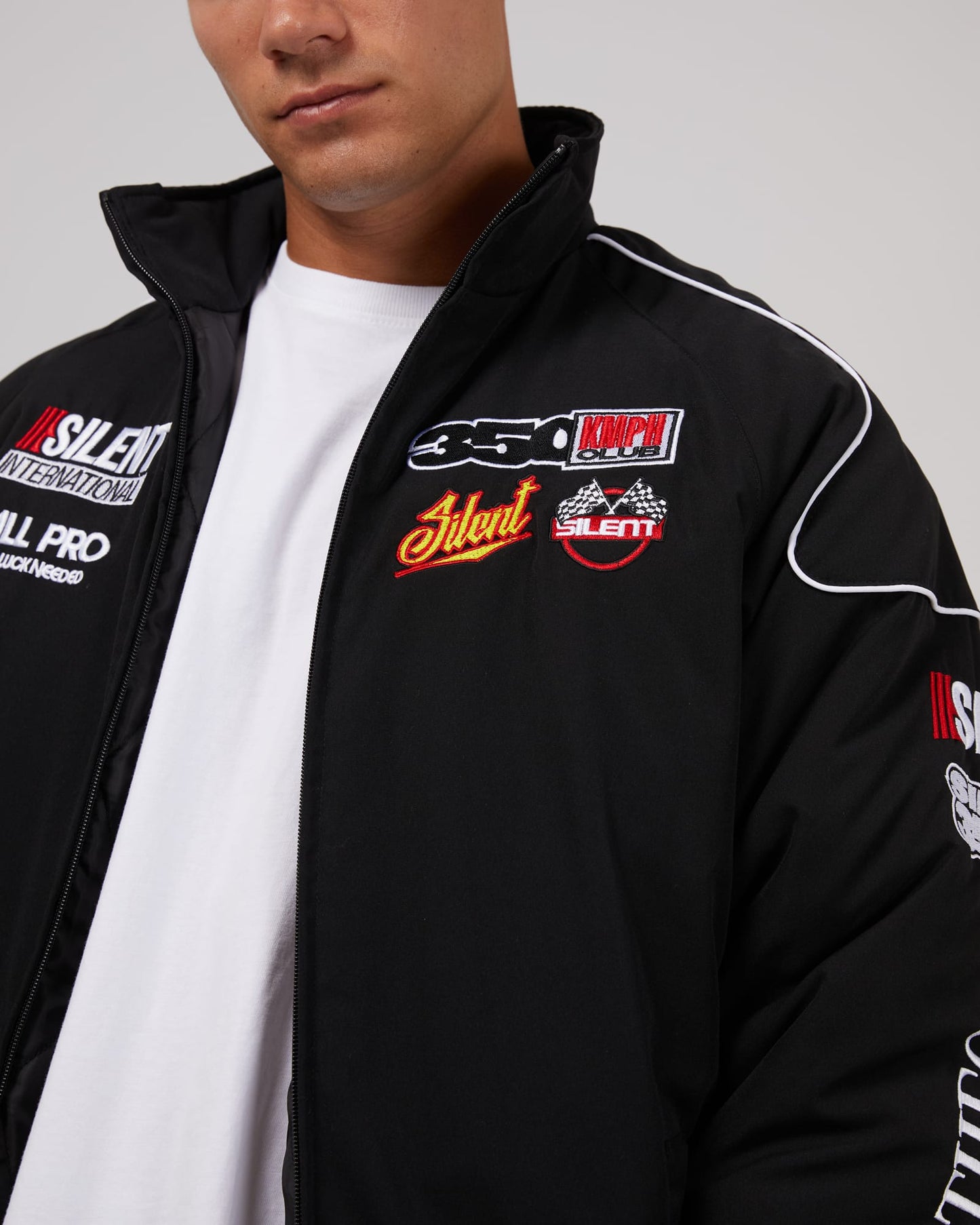 Racer Jacket - Black - Chillis & More NZ