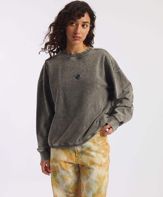Retro OT Sweater - Charcoal - Chillis & More NZ
