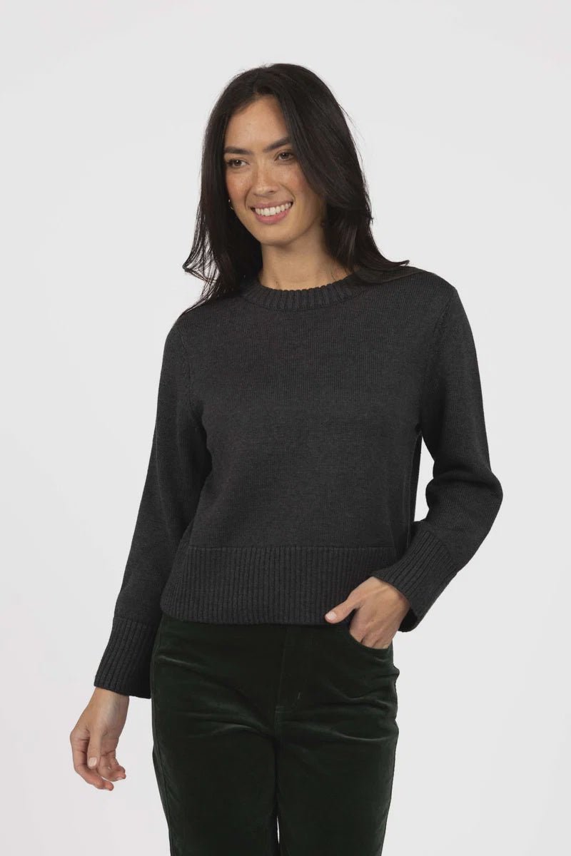Rexie Jumper - Charcoal - Chillis & More NZ