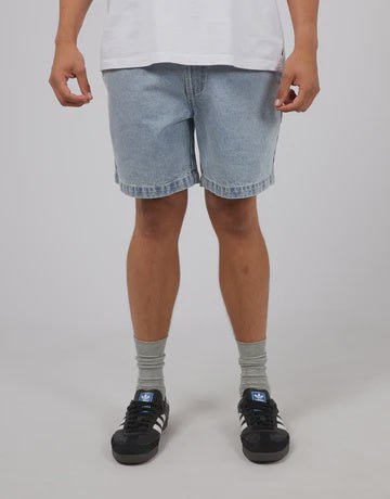 Rider Denim Short - Bleach Blue - Chillis & More NZ