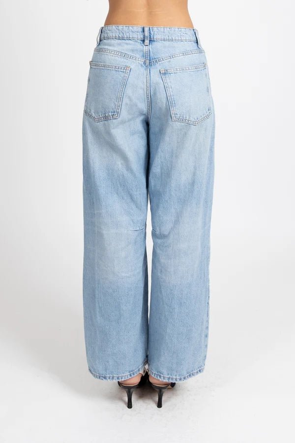 Right Barrel Jean - Washed Blue - Chillis & More NZ