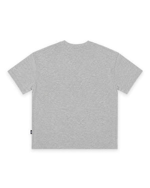 Riot Heavy Weight Tee - Grey Marle - Chillis & More NZ