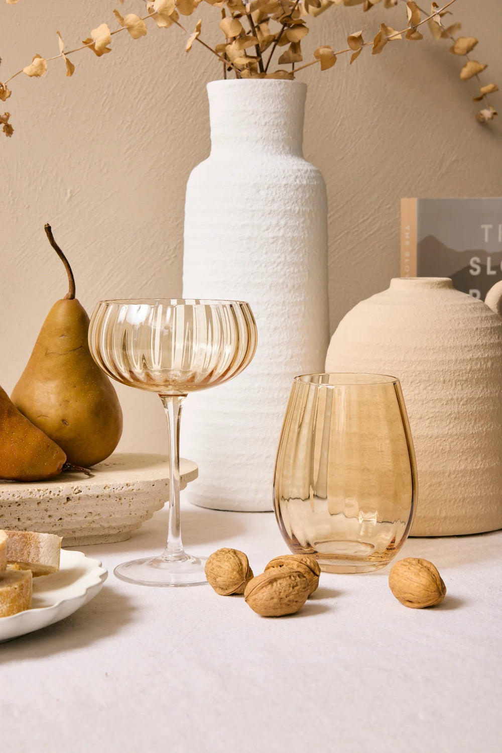 Ripple Light Amber Cocktail Glass - Chillis & More NZ