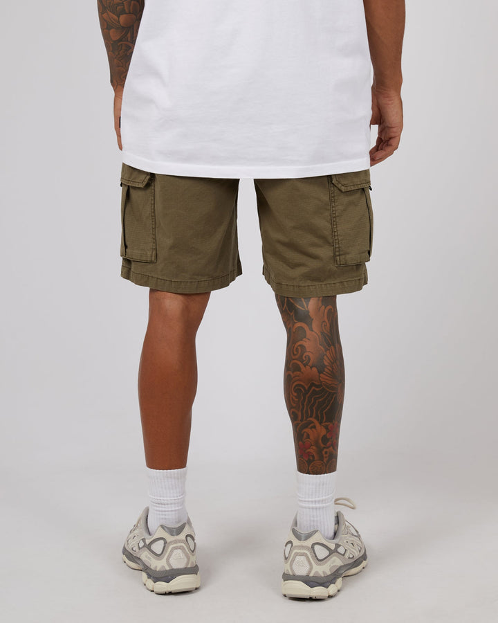 Ripstop Cargo Shorts - Khaki - Chillis & More NZ