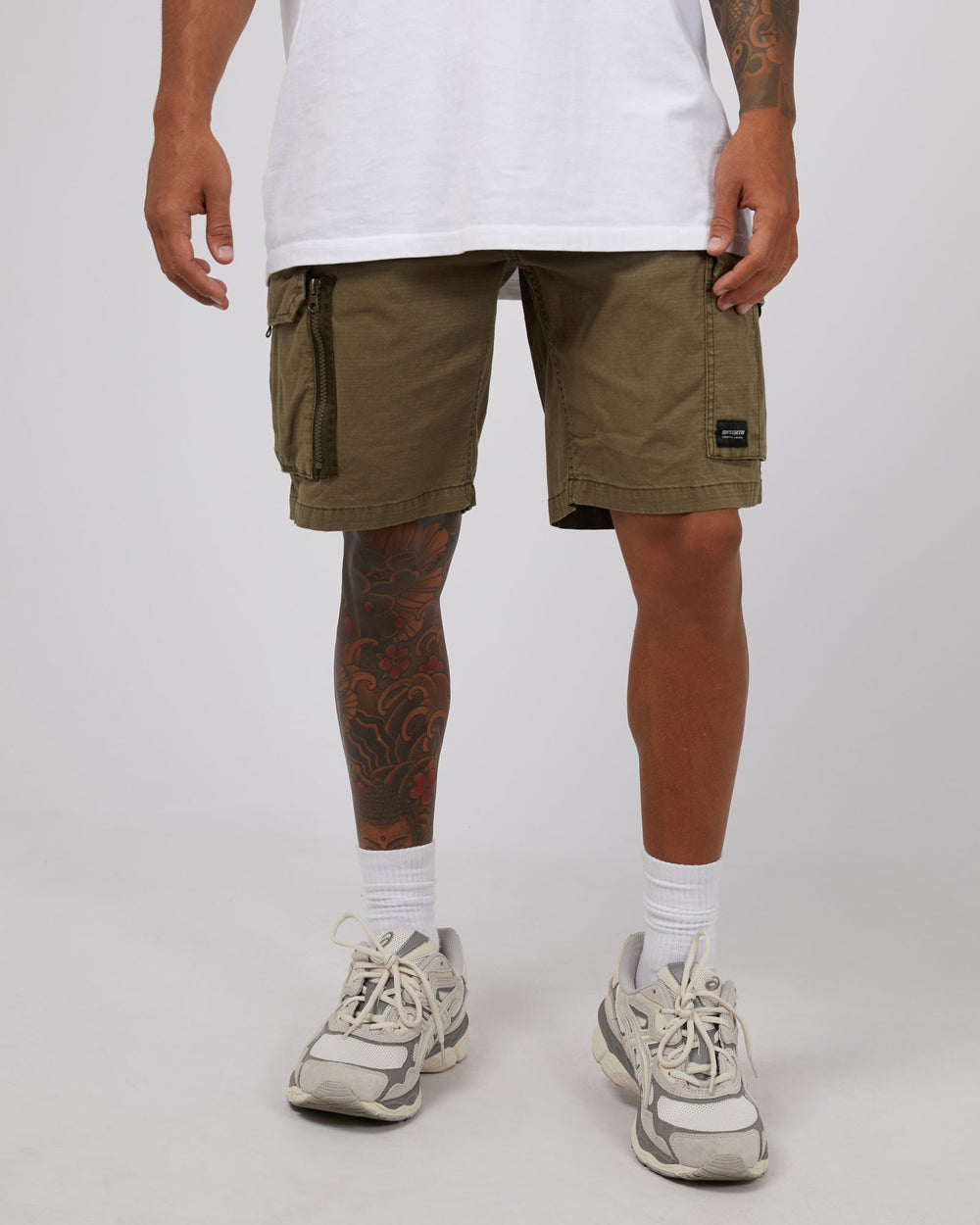 Ripstop Cargo Shorts - Khaki - Chillis & More NZ