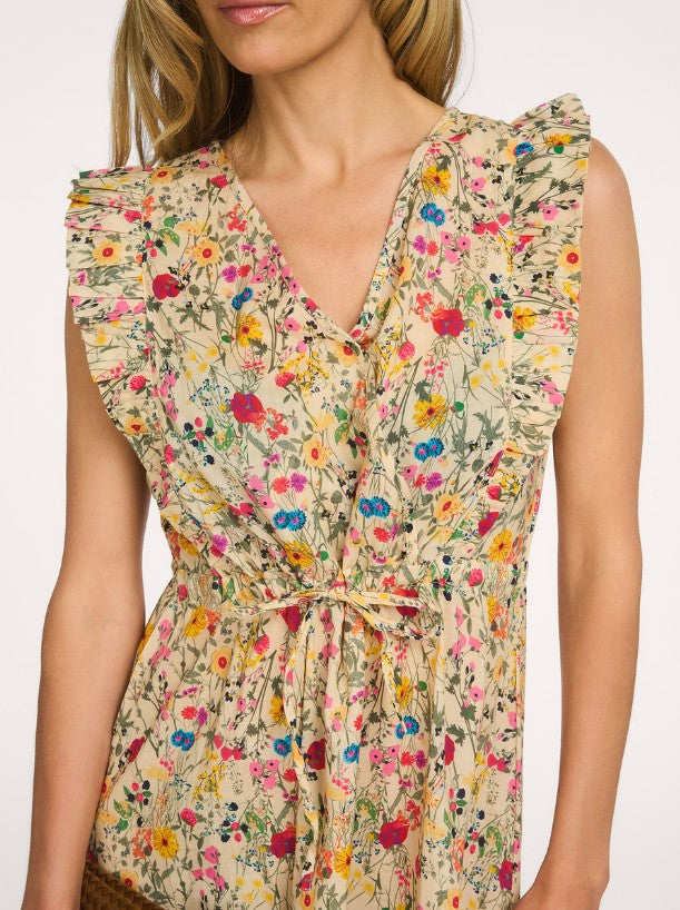 SamoLL Midi Dress SL - Flower Print