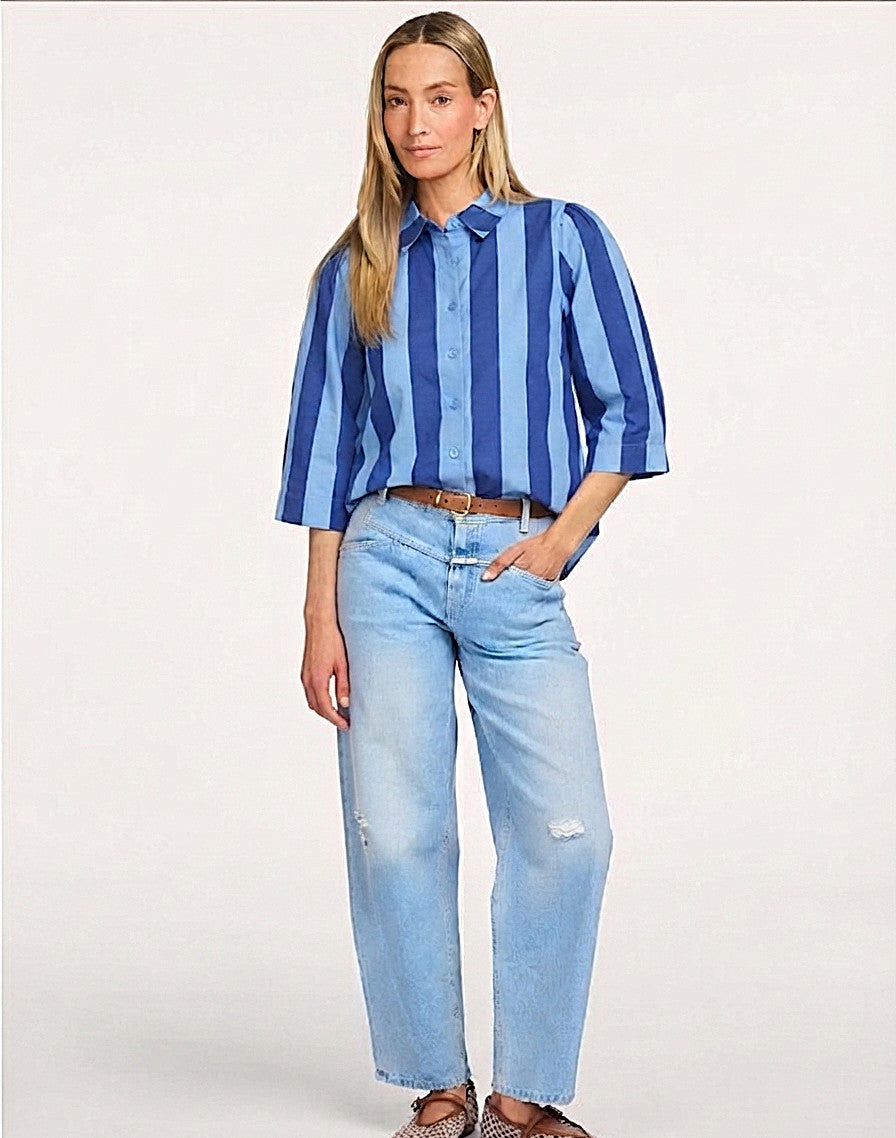 BonoLL Shirt SS in Blue