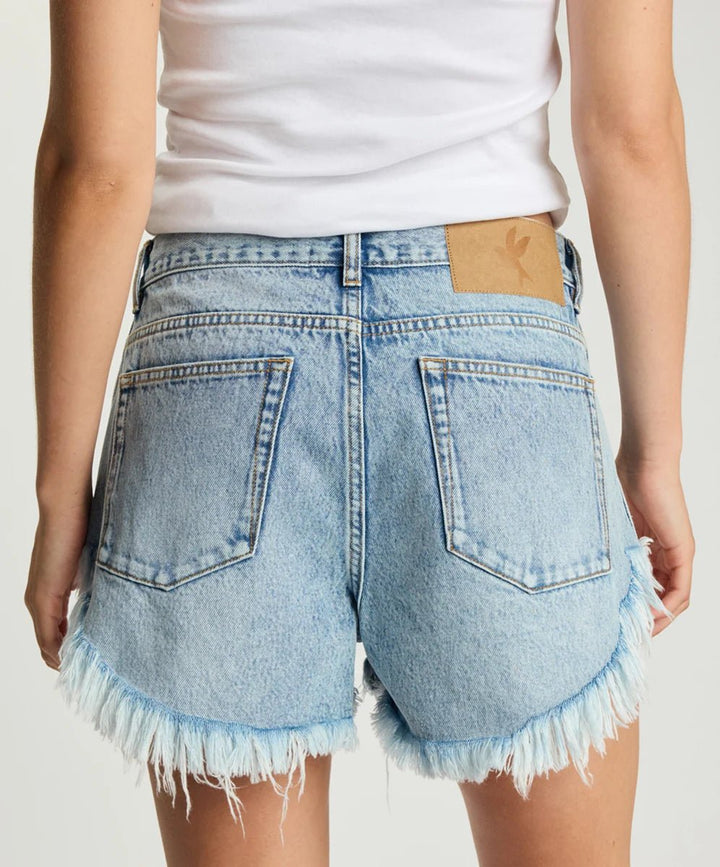 Rollers Low Waist Denim Shorts in Salty Dog - Chillis & More NZ