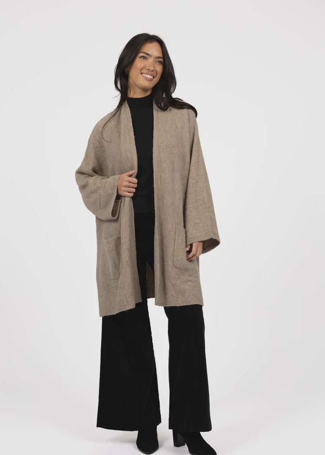 Rosha Cardi - Hazelnut - Chillis & More NZ