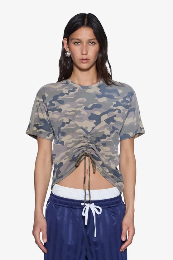 Ruched Everyday SS Tee - Camo - Chillis & More NZ