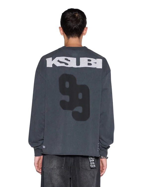 Rugged Ekcess LS Tee - Blasted Black - Chillis & More NZ