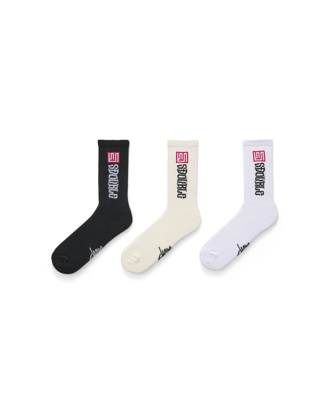 S Cube Mid Block Sock (3PK) - Assorted - Chillis & More NZ