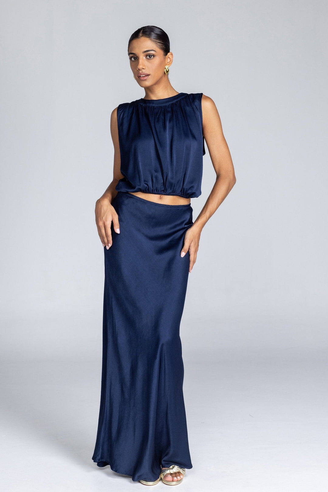 Saturday Skirt - Navy - Chillis & More NZ