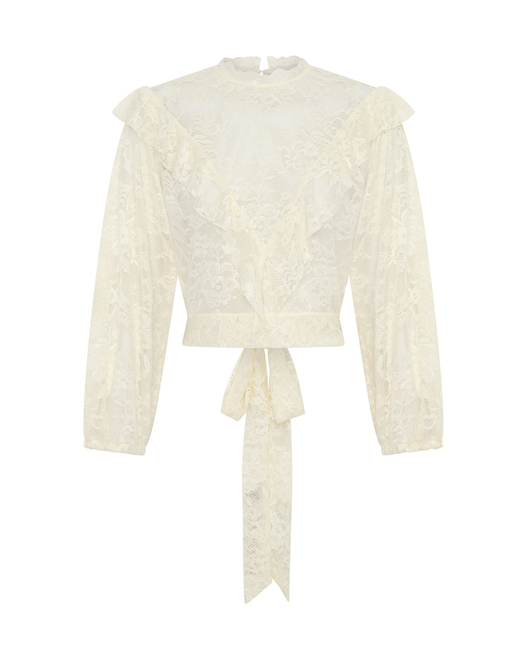 Savage Romance Lace Frill Top - Chillis & More NZ