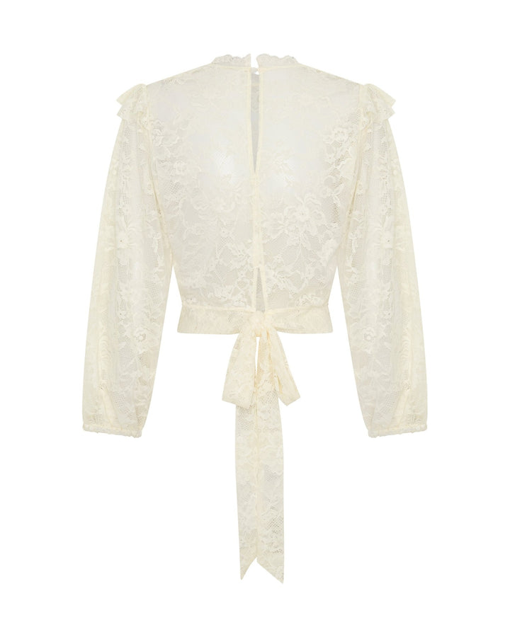 Savage Romance Lace Frill Top - Chillis & More NZ