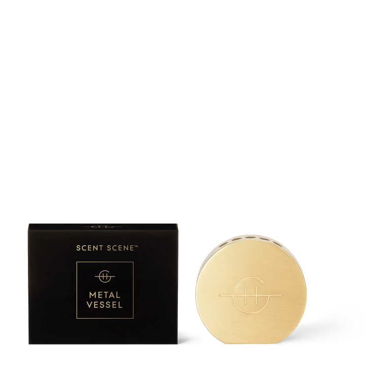 Scent Scene Metal Vessel - Gold - Chillis & More NZ