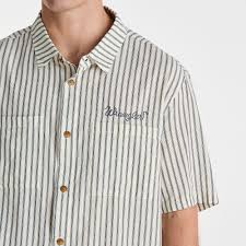 Servo Shirt - White Stripes - Chillis & More NZ