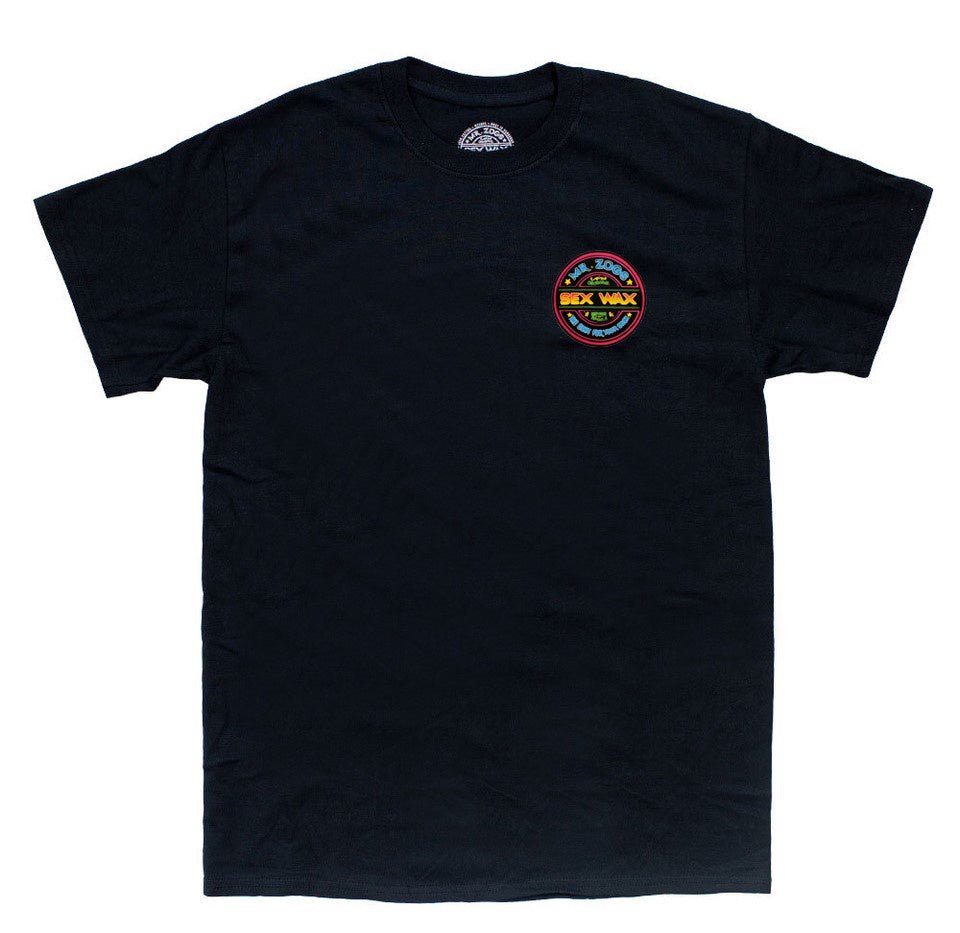 Sexwax Neon Tee - Black - Chillis & More NZ