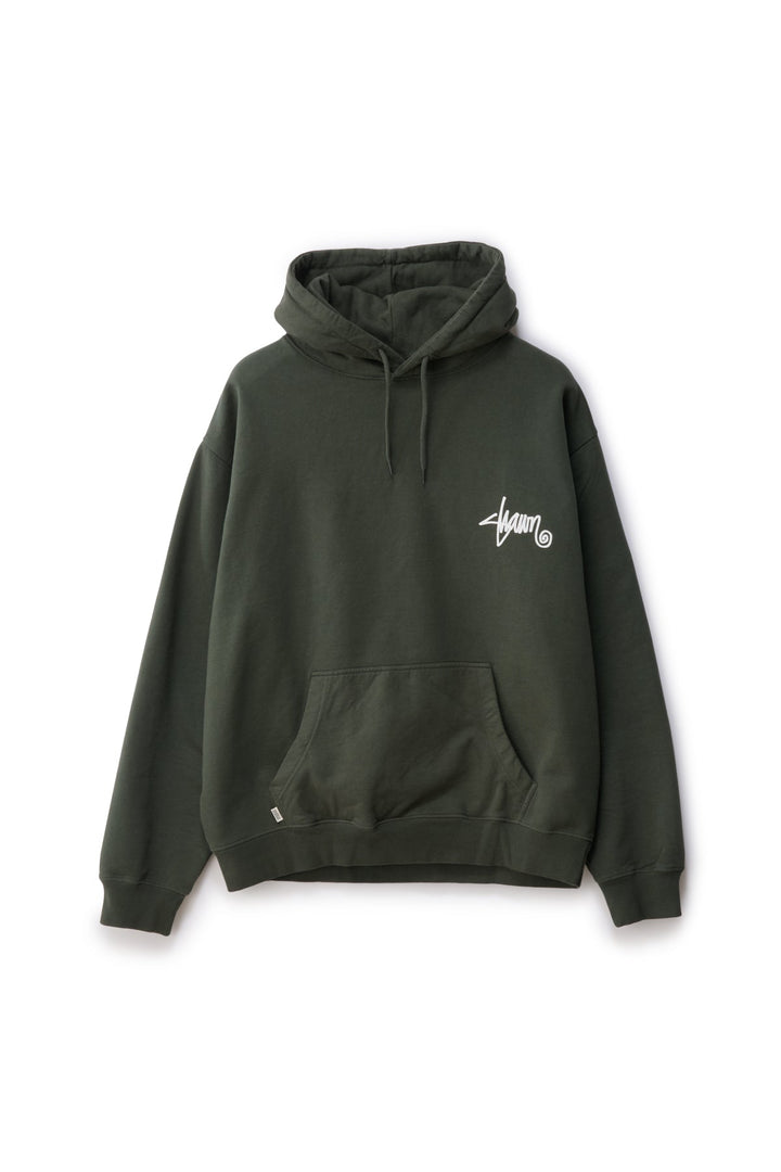 Shawn Script Hood - Washed Forest - Chillis & More NZ