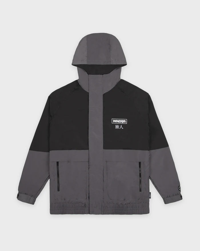 Shodo Spray Jacket - Black/Grey - Chillis & More NZ