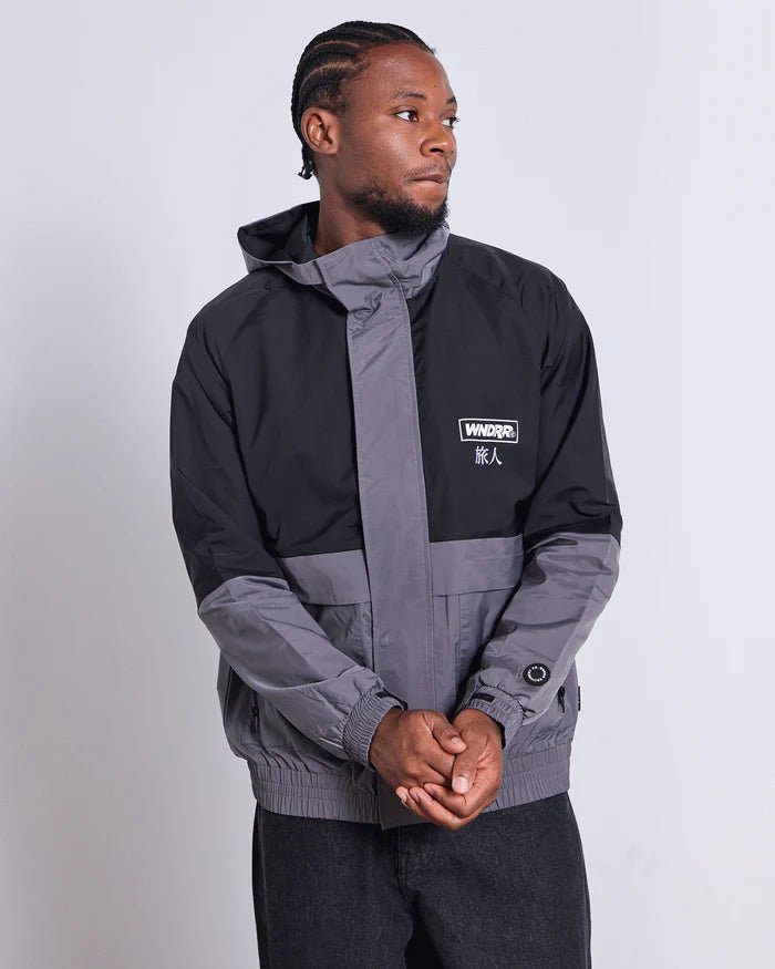 Shodo Spray Jacket - Black/Grey - Chillis & More NZ