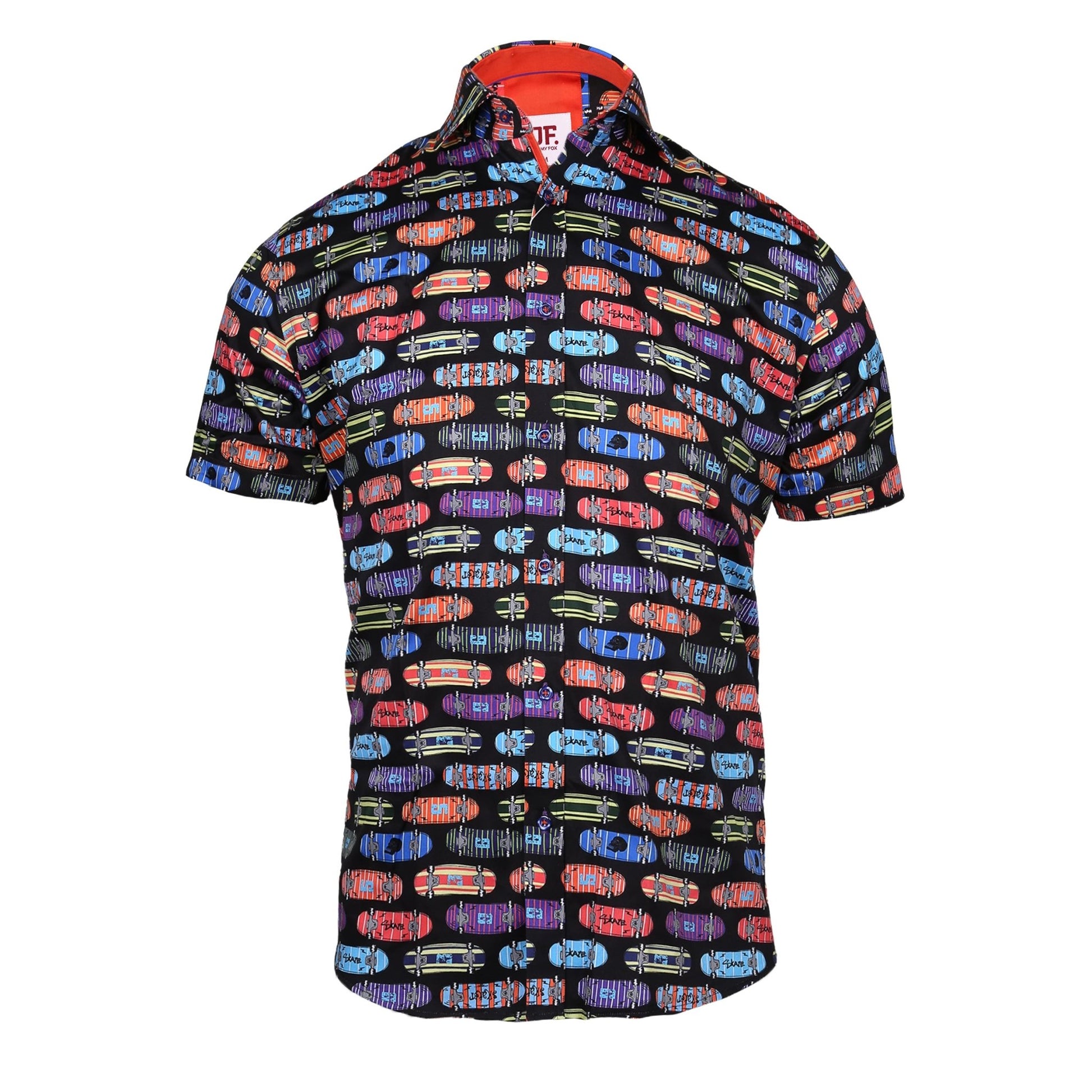 Short Sleeve Print Shirt - Multi JF2460 - Chillis & More NZ