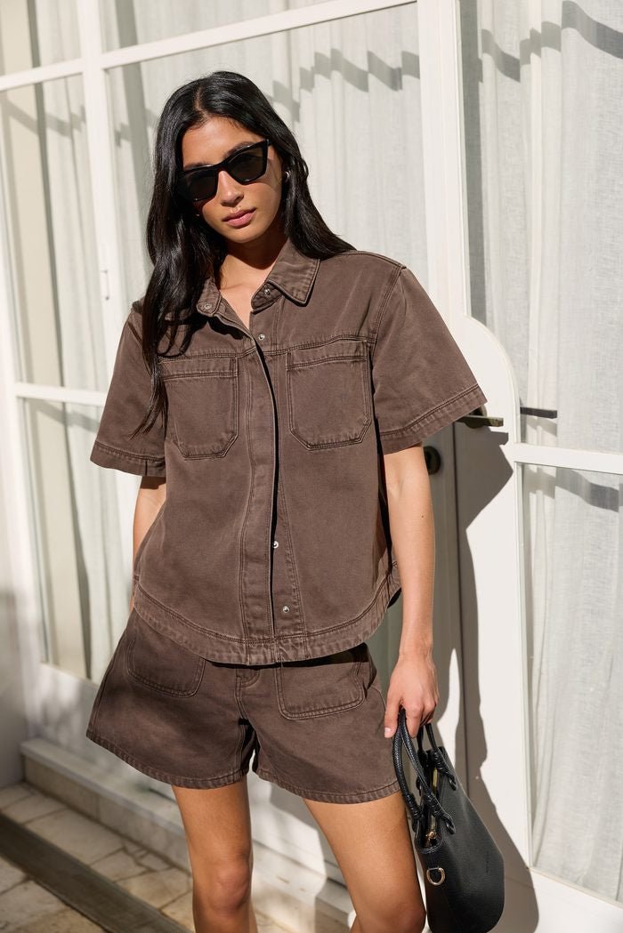 Significant Mocha Pocket Front Shorts - Chillis & More NZ