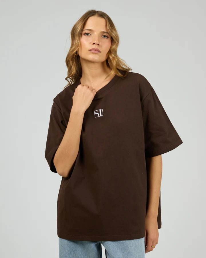 Silent Luxe Tee - Chocolate - Chillis & More NZ