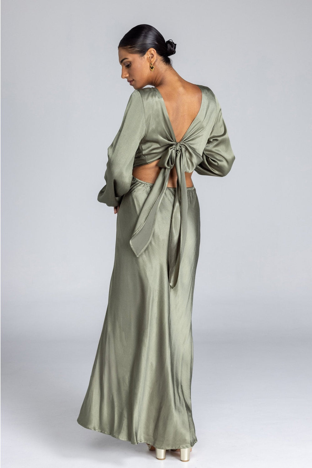 Silent Spark Dress - Martini Olive - Chillis & More NZ