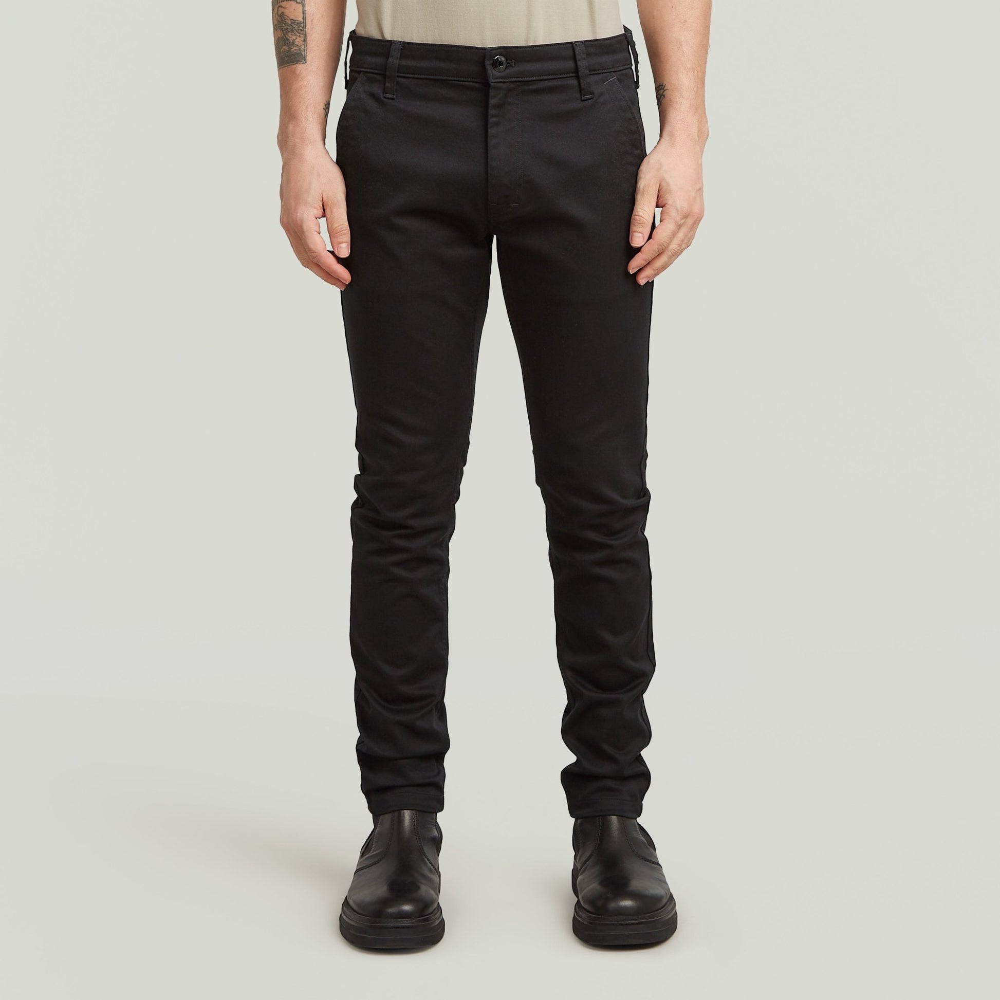 Skinny Chino 3.0 - Dark Black - Chillis & More NZ
