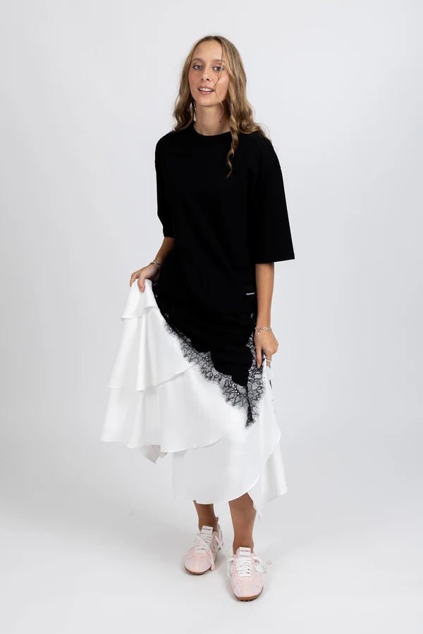 Skylar Top - Black - Chillis & More NZ