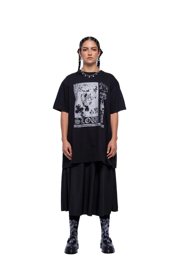 Slow Form Tshirt - Black - Chillis & More NZ