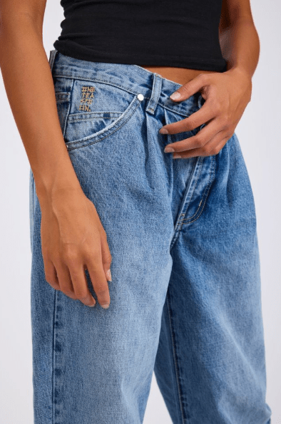 Smiths Low Waist Tailored Denim Jean - Pretty Blue - Chillis & More NZ